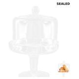 Healifty Glass Candy Jar 6.3 Inch