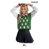 Christmas Tree Sweater Vest for Women