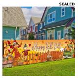 Happy Fall Y'all Party Banner Decorations Outdoor