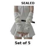 Cute Y2K Bow Arm Warmers Kawaii Half Finger Adorab