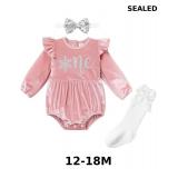 IMEKIS Baby Girls Winter Snowflake Outfit