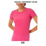 YUNOGA Womens Workout Top Short Sleeve Ribbed