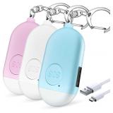 Safesound Personal Alarm Siren Song 3-Pack