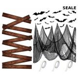 Pinkunn ?70 Pcs Halloween Creepy Cloth Set 33 x 7