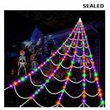 Halloween Decorations Spider Webs Lights