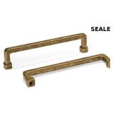 Haliwu 6 Pack Antique Brass Cabinet Handles 5 Inch