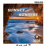 SEALED-2026 Wall Calendar,Calendar 2026 x7