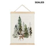 RYYCDOI Deer Winter Wall Decor