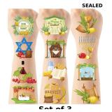 Sukkot Sukkah Temporary Tattoos x3