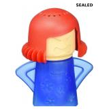 Angry Mama Microwave Cleaner uses vinegar and wate