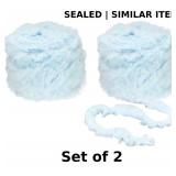 PATIKIL 70yds Faux Fur Yarn x2