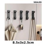 Set of 10 heavy-duty self-adhesive wall hooks