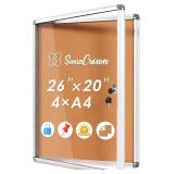 Lockable Noticeboard Bulletin