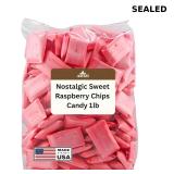 Old Fashioned Raspberry Chips Candy 1lb