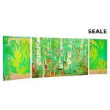PHOENIX Tropical Forest Wall Art Decor Set of 3