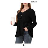 POSESHE Womens Long Sleeve L-5X Plus Size