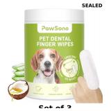 Dog Teeth Cleaning Wipes x3