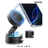 Foldable Vacuum Magnetic car Phone Holder