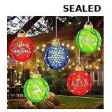 Leinuosen 5 Pcs Lighted Christmas Ornament Ball