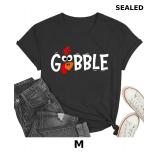 PQZ Thanksgiving Shirts for Women Gobble T-shirt