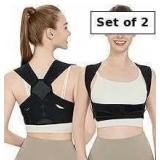 Back Brace Posture Corrector for Women x2
