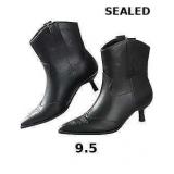 Kitten Heel Ankle Boots for Women Cowgirl Boots