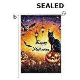 Sutinban Halloween Black Cat Garden Flag