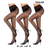 Aaronano Shiny Pantyhose for Women 3 Pairs