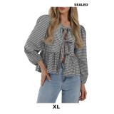 PRETTYGARDEN Women's Spring Fall Babydoll Peplum