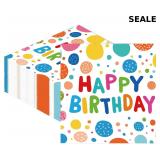 40pcs Happy Birthday Napkins