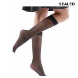 WAKUNA 9 Pairs Knee High Sheer Stockings for Women
