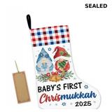 LyoGao Baby's First Chrismukkah Christmas Stocking