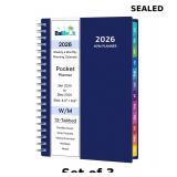 3x 2026 Planner, Weekly & Monthly Planner 2026