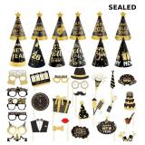 39 Pcs New Years Eve Party Supplies
