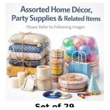 LOT OF 29 ASSORTED Decorations