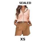 Siliteelon offers a light pink striped Shirt