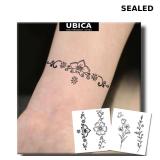 UBICA offers semi-permanent flower tattoos