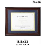 3x Diploma Frame