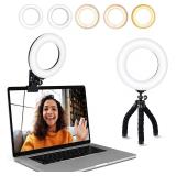 Ring Light Kit Dimmable Clip-on Video Calls