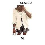 Lightweight knit cardigan with tie front bow