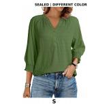 Dokotoo Women's summer tops feature half lantern s