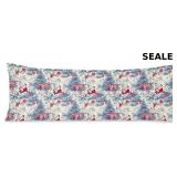 Red and Blue Chinoiserie Christmas Toile Body Pill