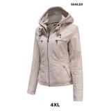 Tagoo's faux leather jacket for women