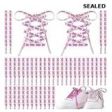Taiyin 50 Pairs Breast Cancer Awareness Shoelaces