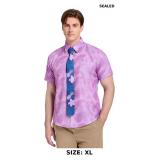 Nick Fox Purple Printed T-Shirt Costume Tie