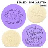 Crethinkaty 30 Pieces Christmas Cookie Stamp