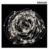 SEALED-Sharpet 19.7 ft White LED String Lights