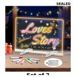 LED Note Board with Colors, 13.7'X10' 4 Modes & 7