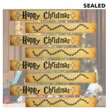 8PCS Christmas Wizarding Theme Banners Harry Party