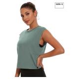 ELGOGY Womens Workout Crop T Shirts